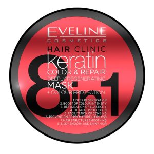 Masca pentru par Keratin Color & Repair Eveline 500 ml